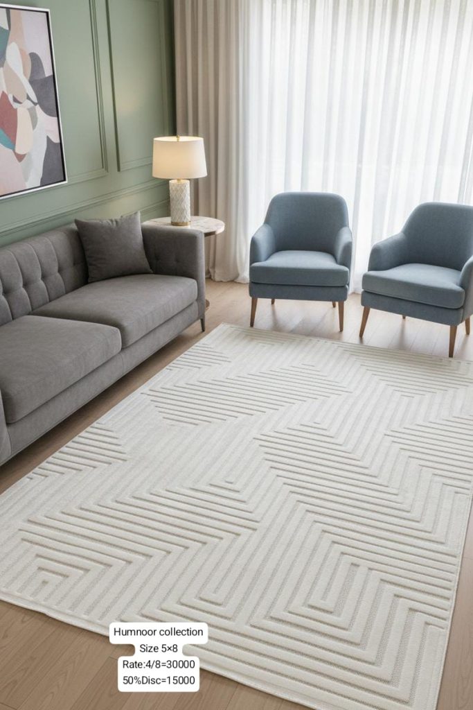 Humnoor Rugs (Size:5’x8′)