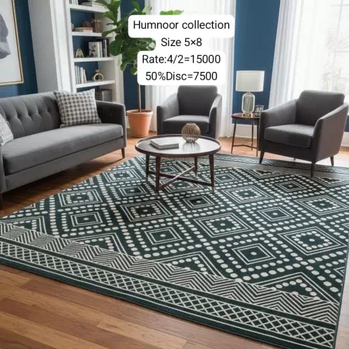 Humnoor Rugs (Size:5’x8′)