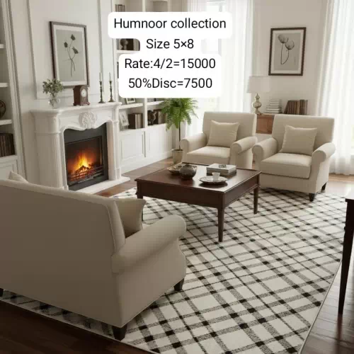 Humnoor Rugs (Size:5’x8′)