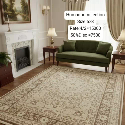 Humnoor Rugs (Size:5’x8′)