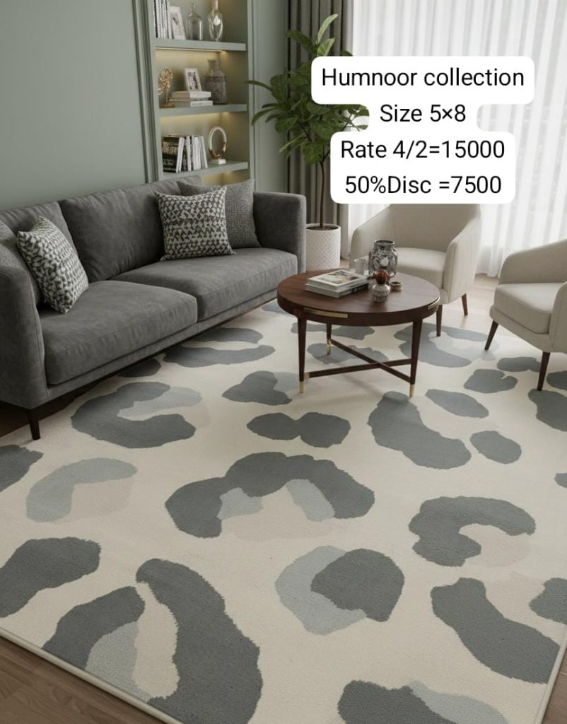 Humnoor Rugs (Size:5’x8′)