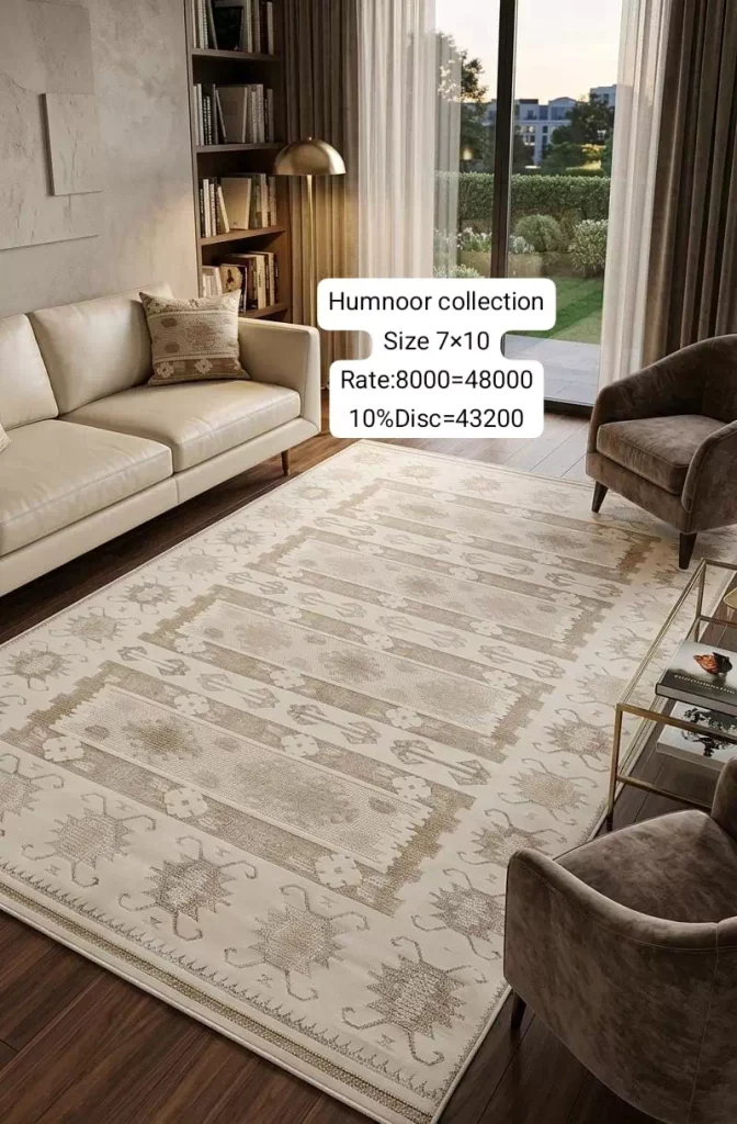 Humnoor Rugs (Size:7’x10′)