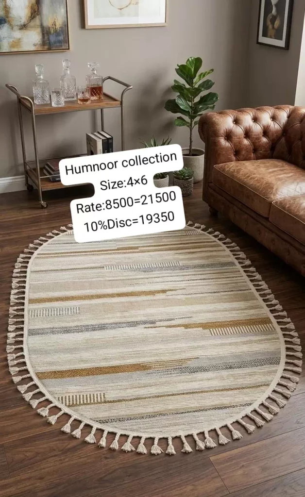 Humnoor Rugs (Size:4’x6′)