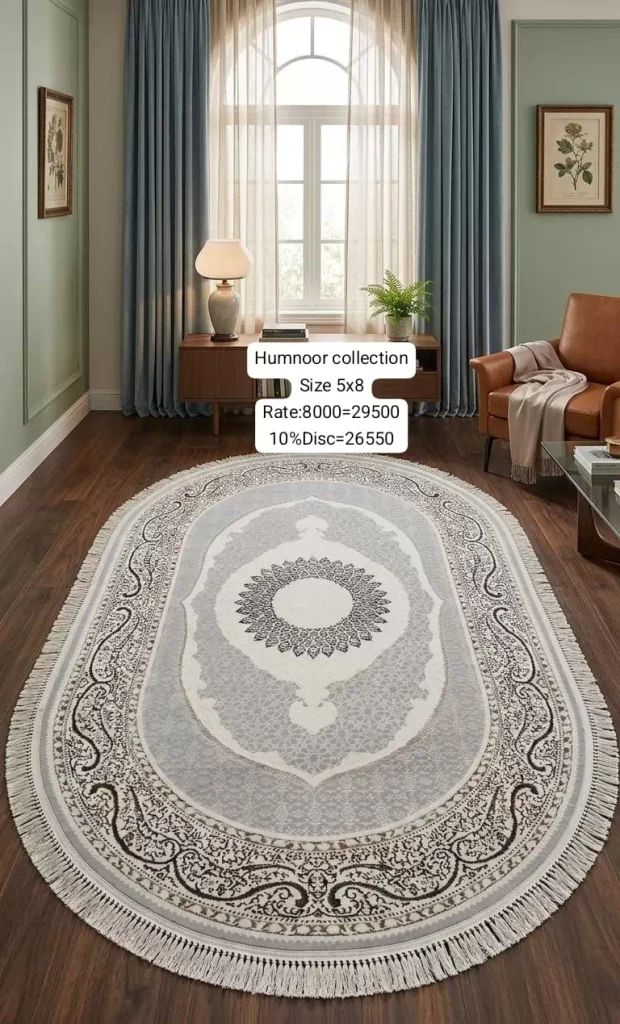 Humnoor Rugs (Size:5’x8′)
